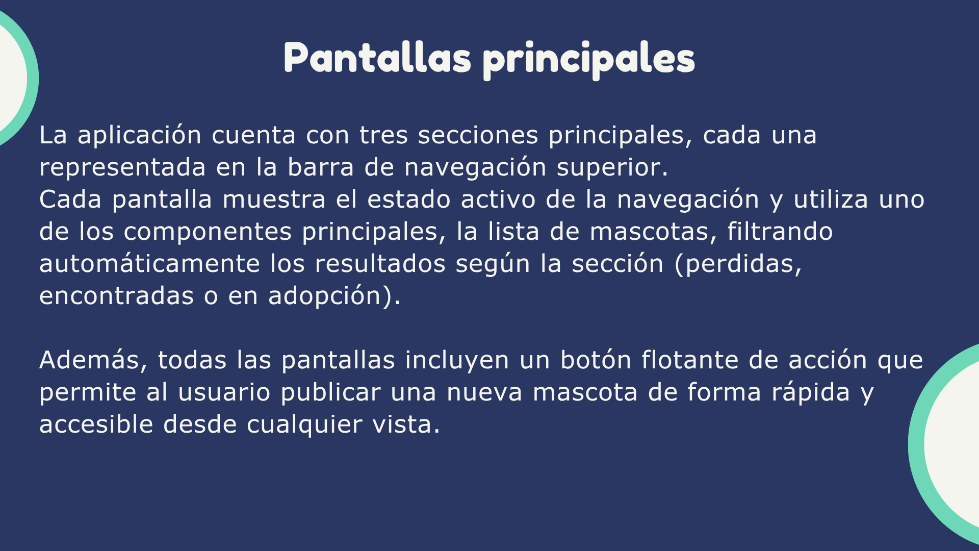 estado actual del proyecto