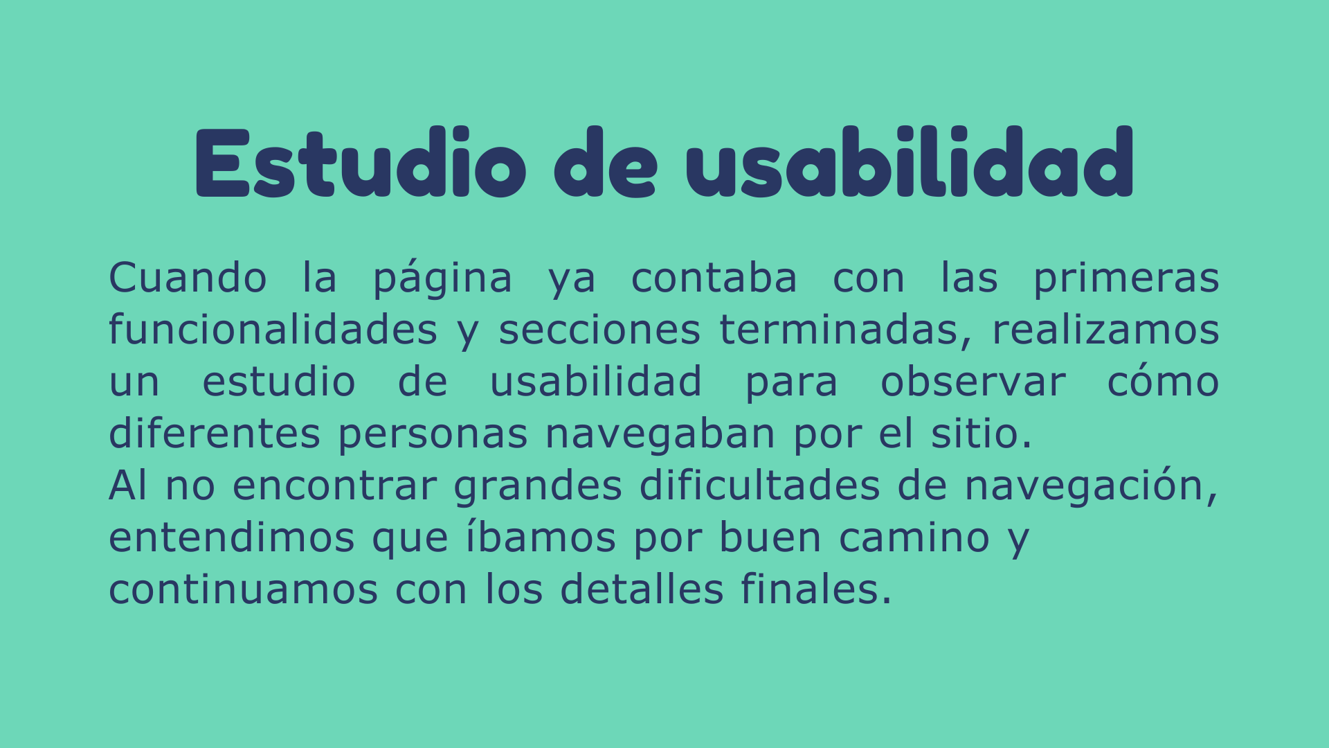 estudio de usabilidad