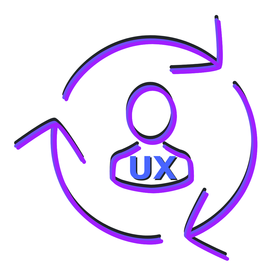 Imagen de una persona que ejemplifica ser el centro del diseño UX